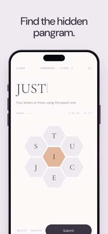 Bible Crossword Puzzle Game iPhone screenshot