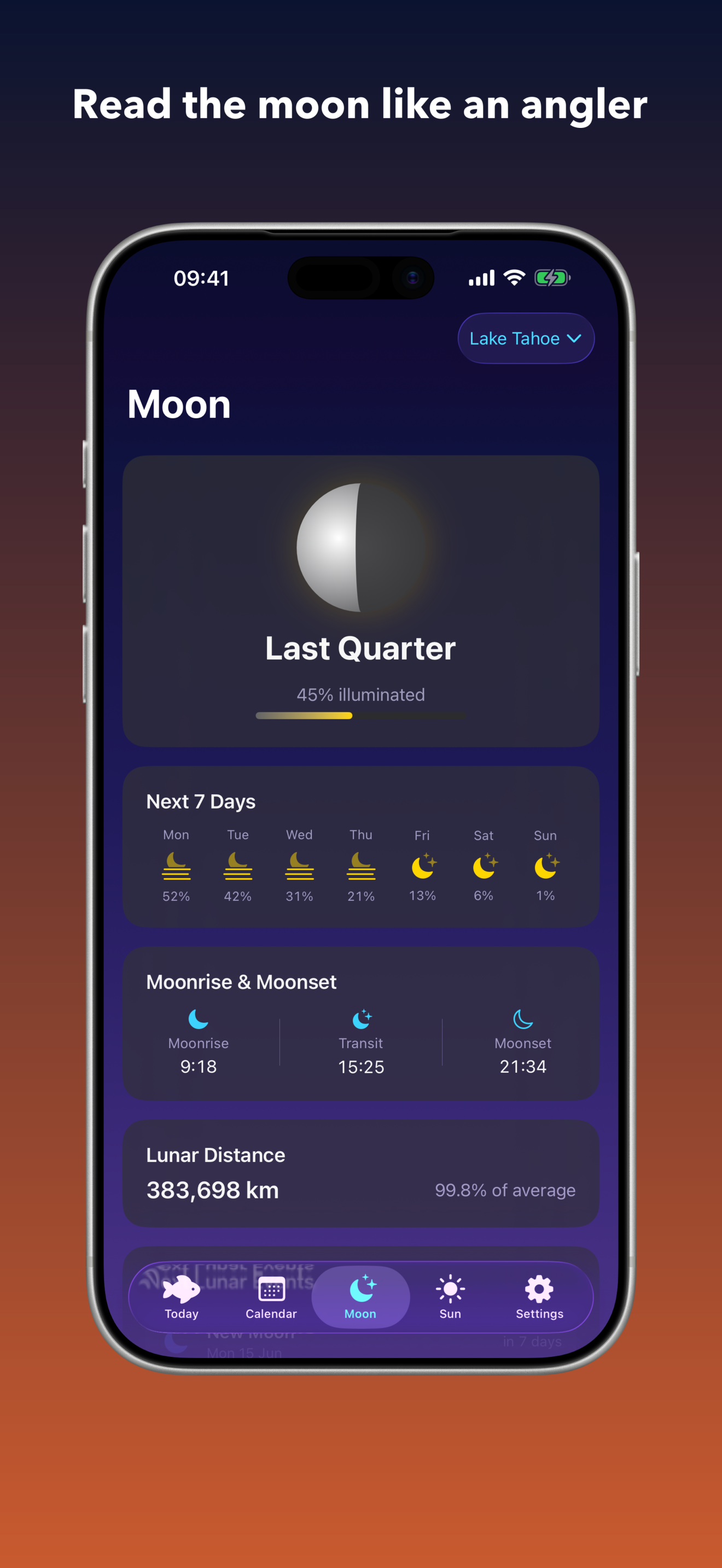 Lunker: Fishing Bite Times screenshot 4