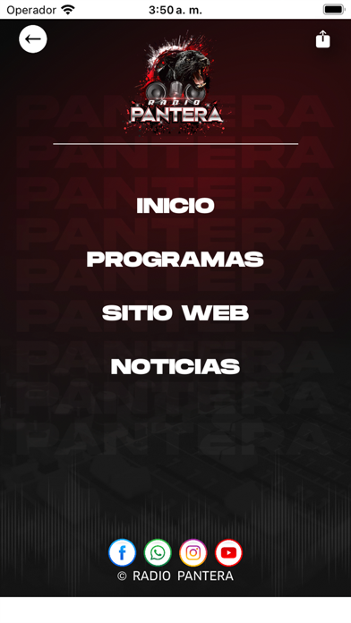 Radio Pantera Screenshot