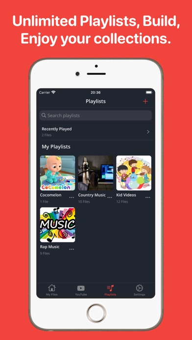 EZ Music - Cloud & Tube Player Screenshot