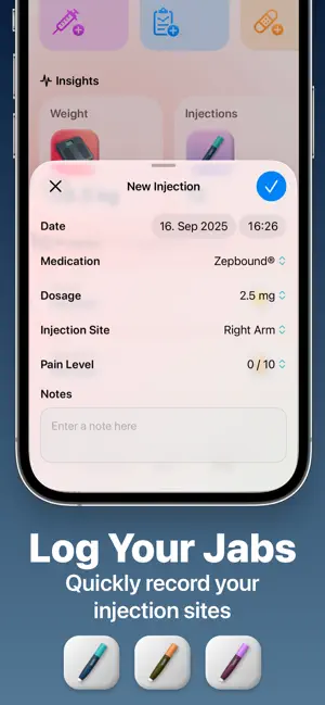 Velto GLP-1 Tracker screenshot 3