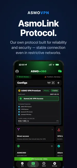 Premium VPN - ASMO360 VPN screenshot 2