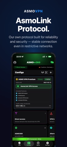 Premium VPN - ASMO360 VPN Screenshot 2 of 6