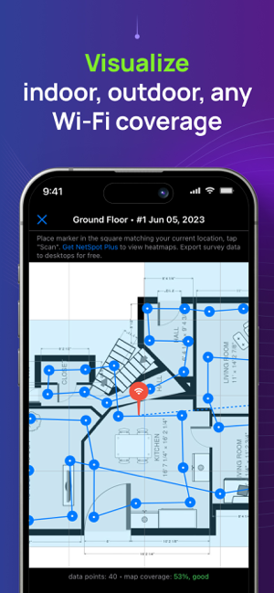 NetSpot WiFi Analyser Screenshot