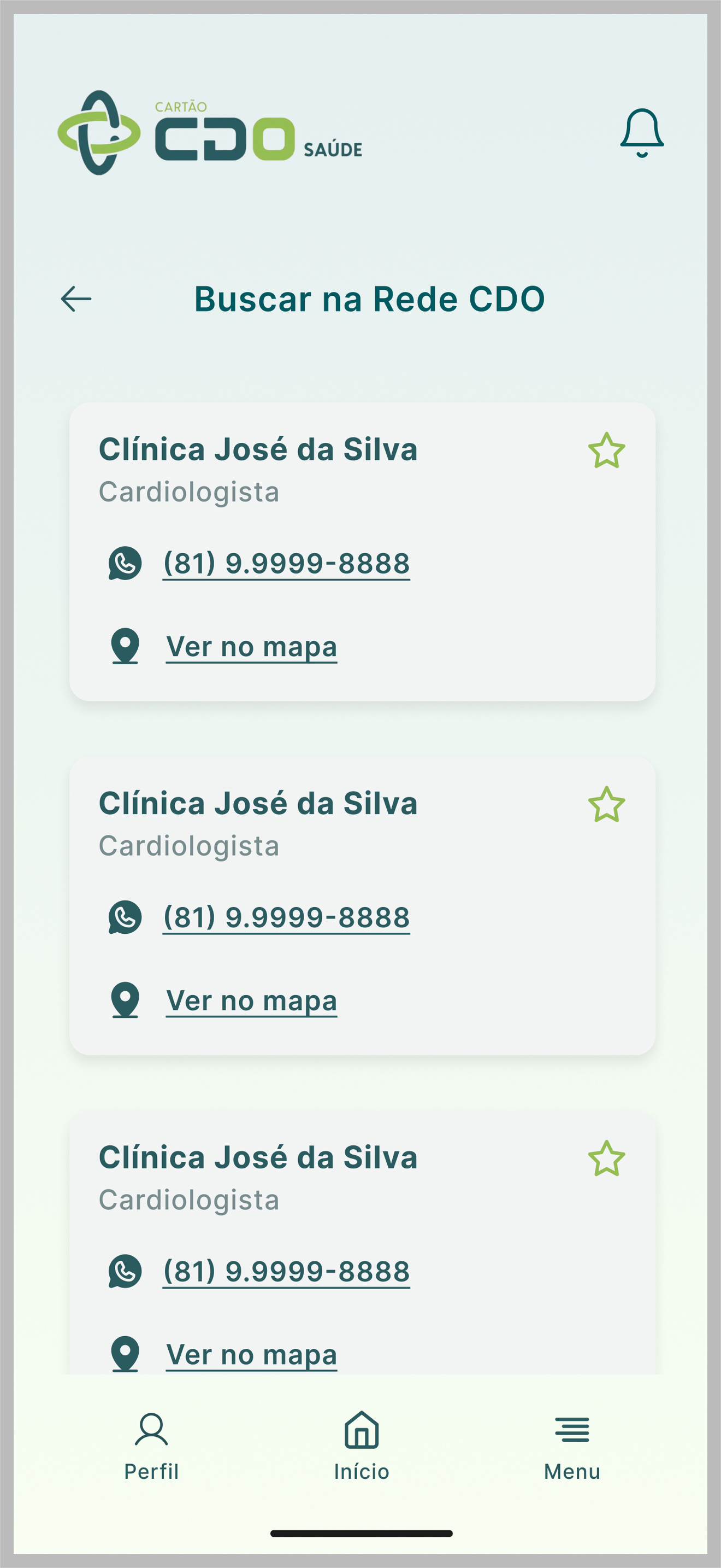 Cartão CDO Saúde
