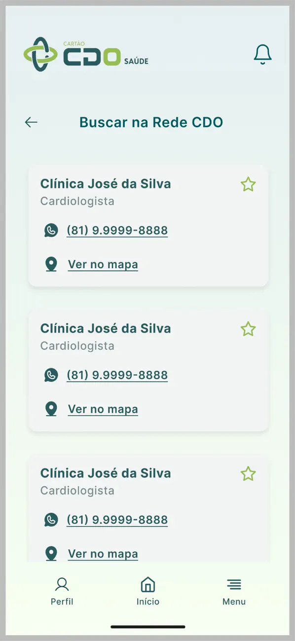 Screenshot #3 pour Cartão CDO Saúde