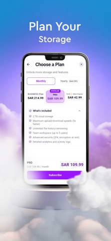 CloudFile Secure Storage screenshot