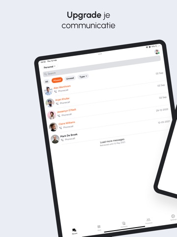 Xelion iPad screenshot 1