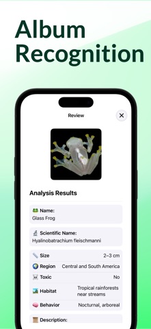 Frog Identifier iPhone screenshot