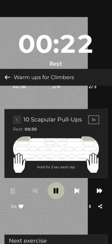 HangTime - Hangboard Training iPhone screenshot