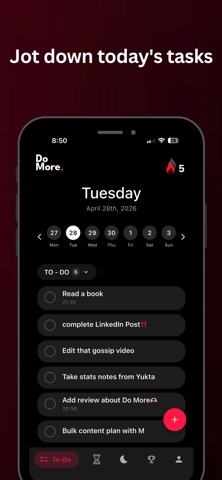 DoMore. iPhone screenshot