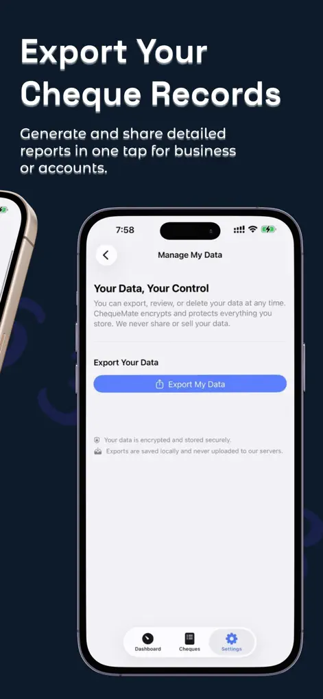 ChequeMate: Cheque Tracker - Finance App | MWM