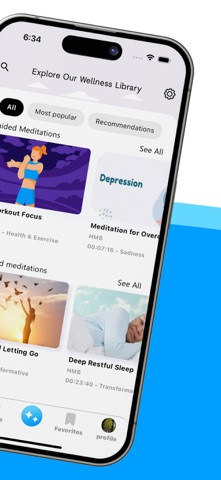 Heal Mind Body iPhone screenshot