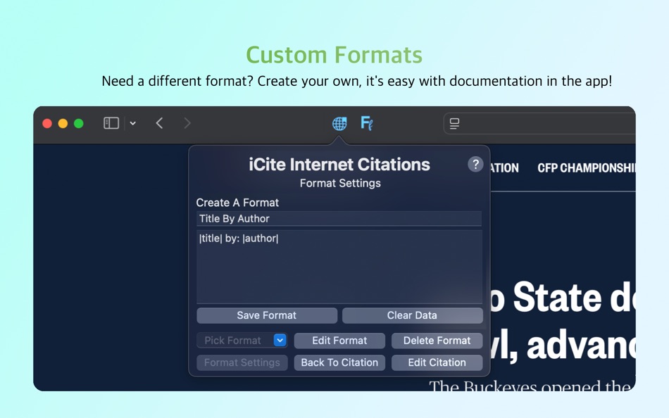 #5. iCite (macOS) 由: Jonathan Akstulewicz