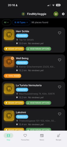 FindMyVeggie screenshot