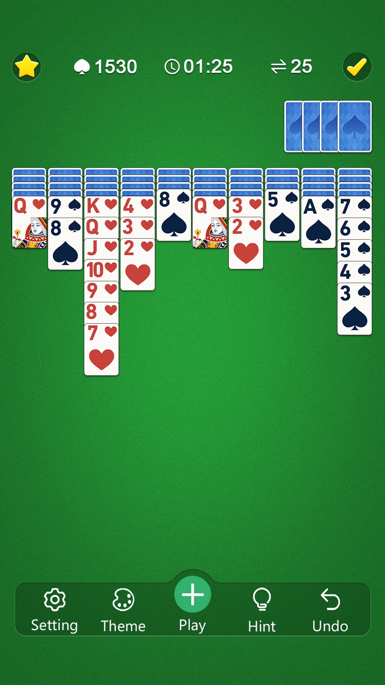 Classic Spider Solitaire Mania screenshot 2