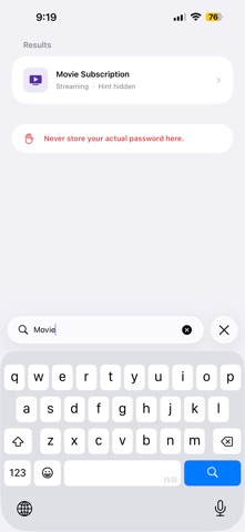 PasswordClue Screenshot 6 of 7