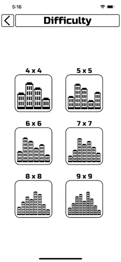 Skyscrapers (Puzzle) iPhone Screenshot 2