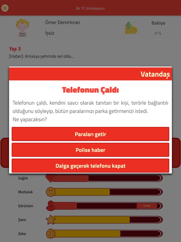 #4. Bir TC Simülasyonu (iOS) 게시자: Tiamo Teknoloji ve Inovasyon Anonim Sirketi