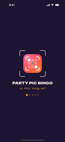 PartyPicBingo app screenshot