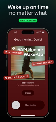 Music Alarm Clock for Spotify iPhone screenshot