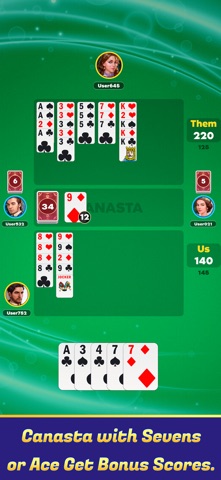 Canasta Card Game Screenshot 4 of 7