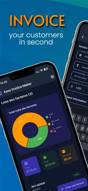 Easy invoice quick bills screenshot 1