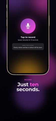 Voicaura: Voice Test & Aura iPhone screenshot