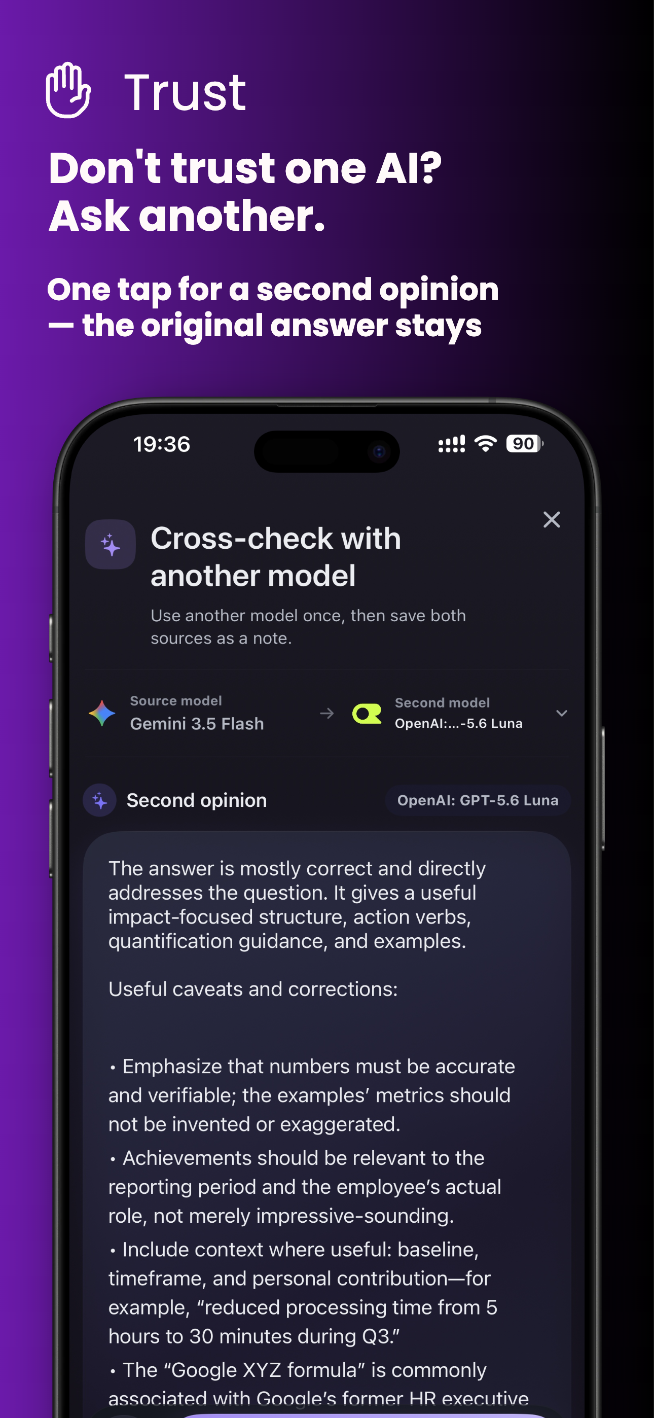 Oriveo: Multi-Model AI Chat screenshot 4