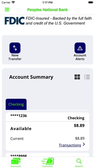 Peoples National Bank,Checotah Screenshot