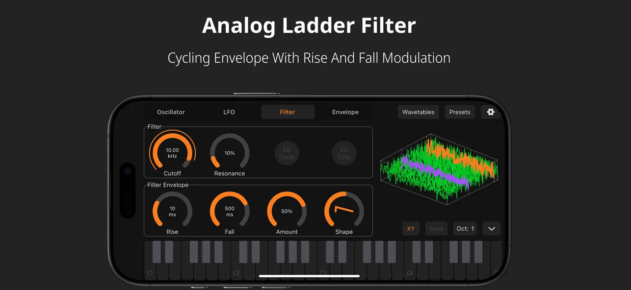 #3. Nikaya Wavetable and FM Synth (iOS) De: Cem Olcay