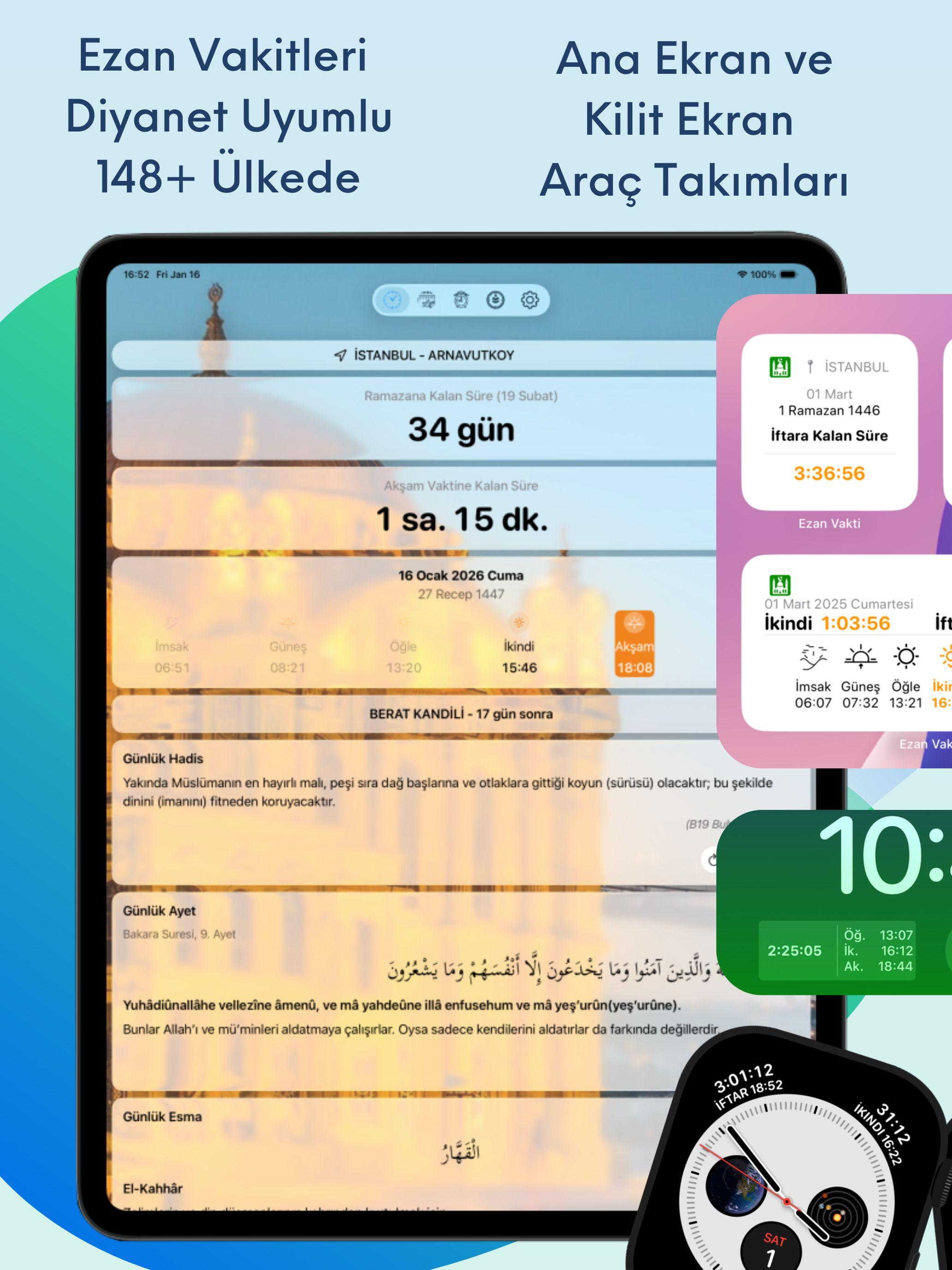 Ezan Vakti Namaz Vakitleri Pro screenshot 8