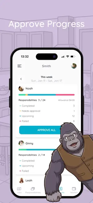 Homey - Chores and Allowance screenshot 4