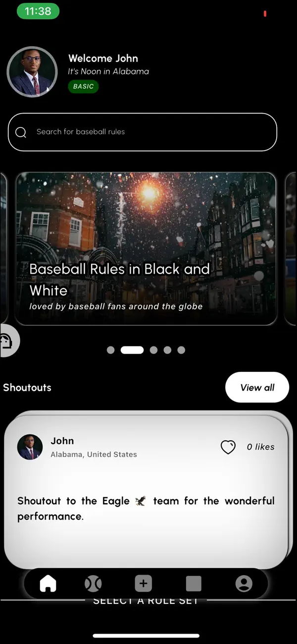 Screenshot #1 pour Baseball Rules