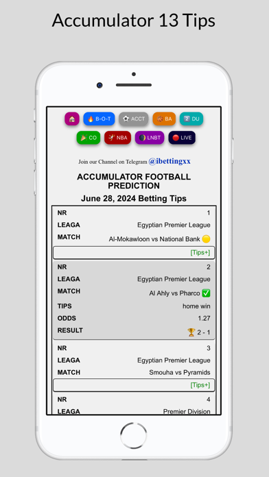 Betting Tips - Bet Prediction Screenshot