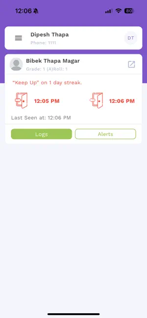 all-attend iPhone screenshot 2
