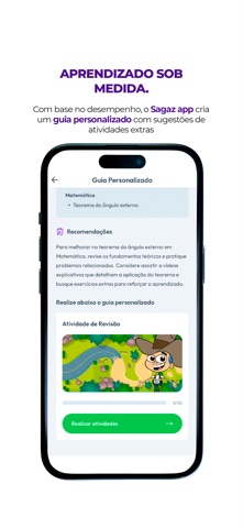 Sagaz Vortex Educação iPhone screenshot