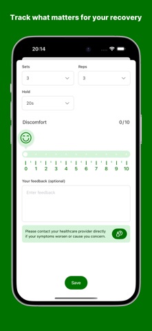 Nuffield Health My Therapy iPhone screenshot