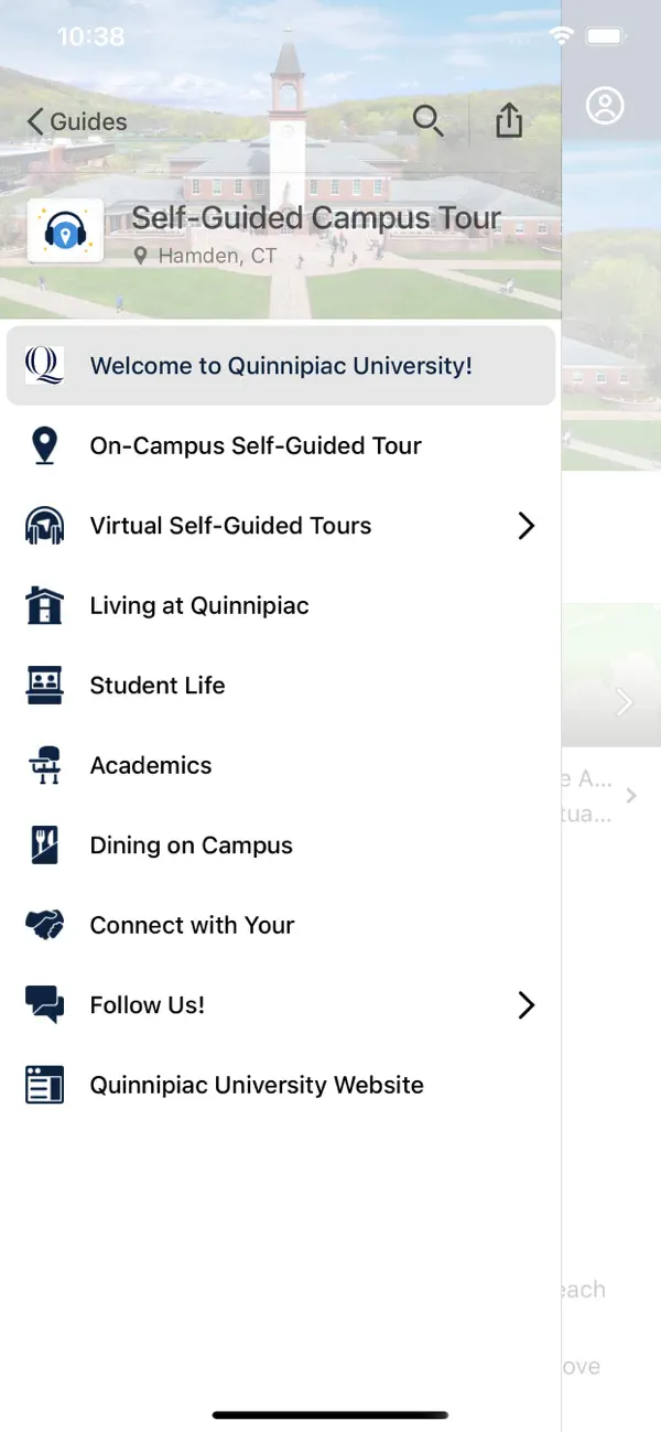 Screenshot #1 pour Quinnipiac University Events