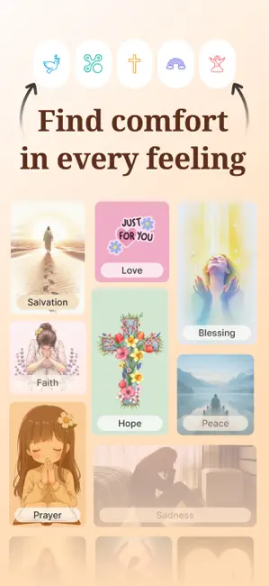 Bible Daily: Verses & Prayers iPhone screenshot 3