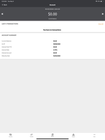 MBTC Mobile Banking iPad screenshot