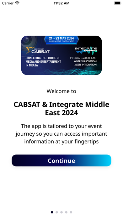 Screenshot 2 of CABSAT & Integrate Middle East App