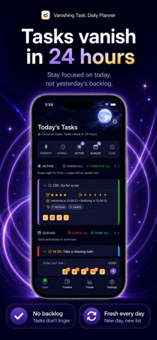 Vanishing Tasks: 每日计划 screenshot