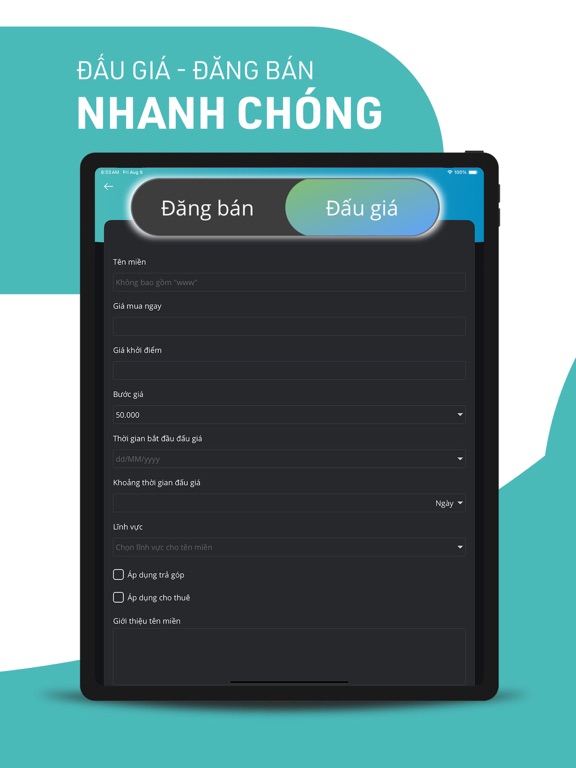 App screenshot