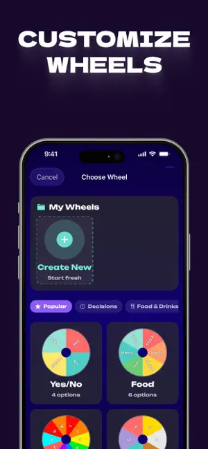 Wheel Spinner Random Decision screenshot 4