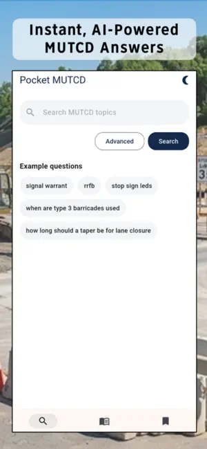 Pocket MUTCD screenshot 1