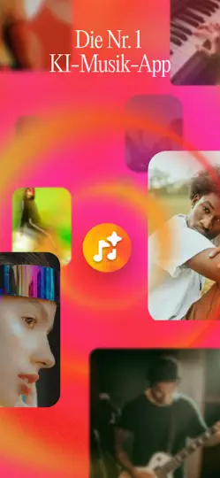 Screenshot von Suno - Musik Machen Mit KI auf dem iPhone 1