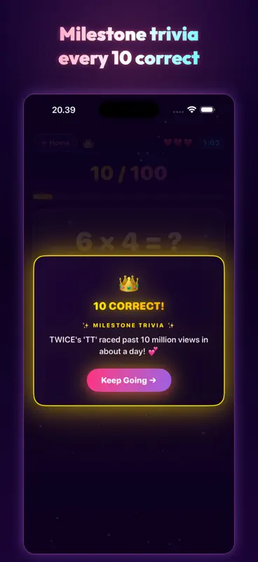 Times Tables: K-pop Math Star screenshot 1 of 6