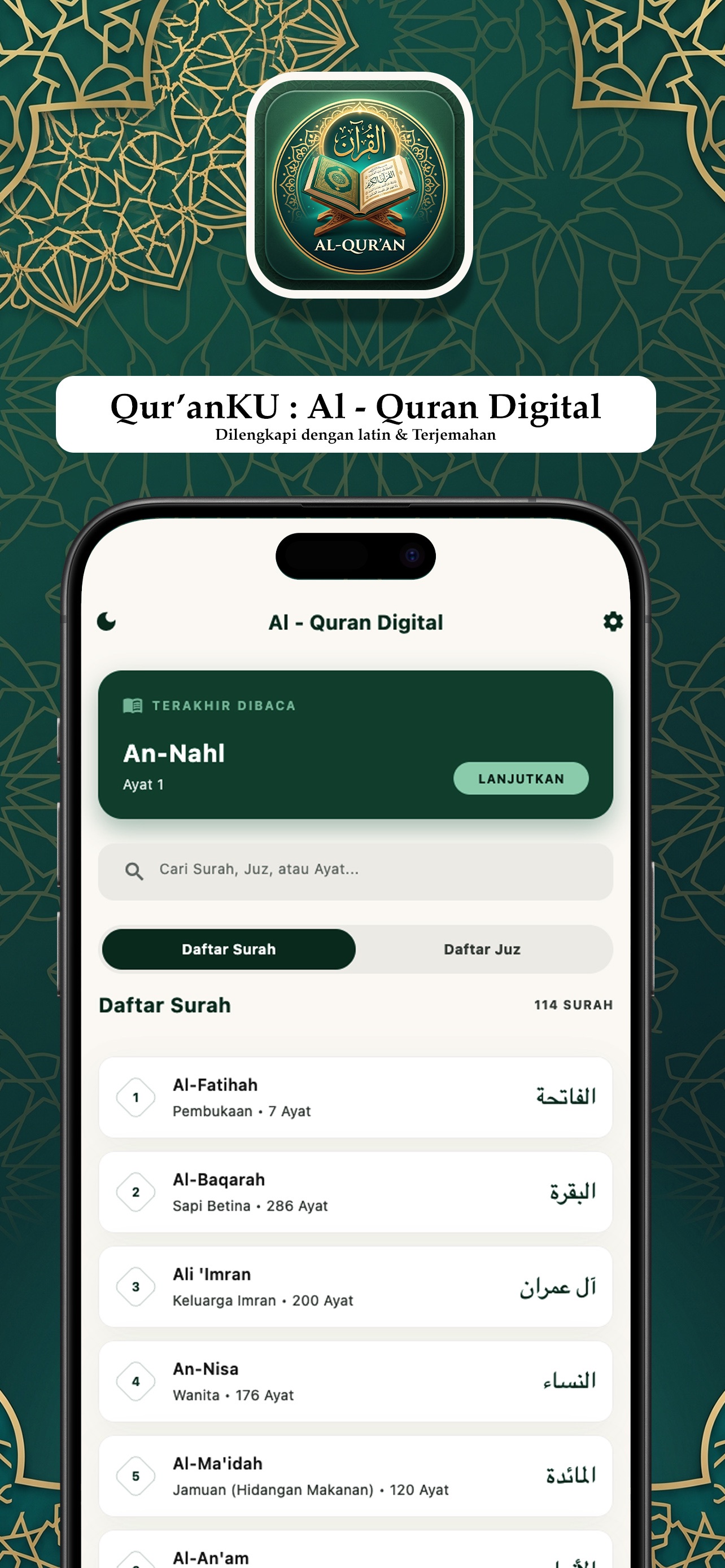 Screenshot 2 of QuranKu - Al Quran Digital