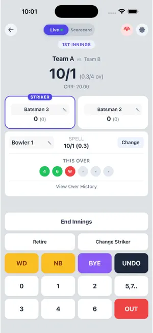 CricZone – Cricket Scorer screenshot 4